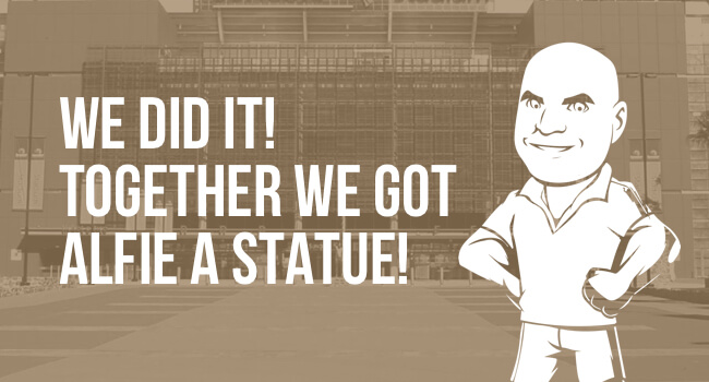 Alfie Langer Statue gets the go-ahead